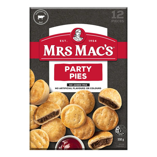 Mrs Mac's Party Pies - 12 Pieces (550g)