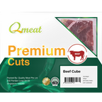 Qmeat Frozen Beef Cube (500g)
