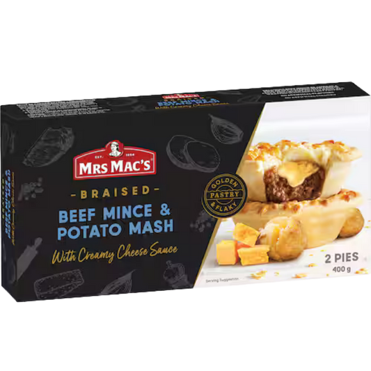 Mrs Mac's Beef Mince & Potato Mash Pie (400g)