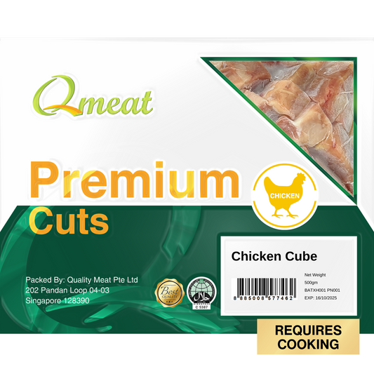 Qmeat Frozen Chicken Cube (500g)