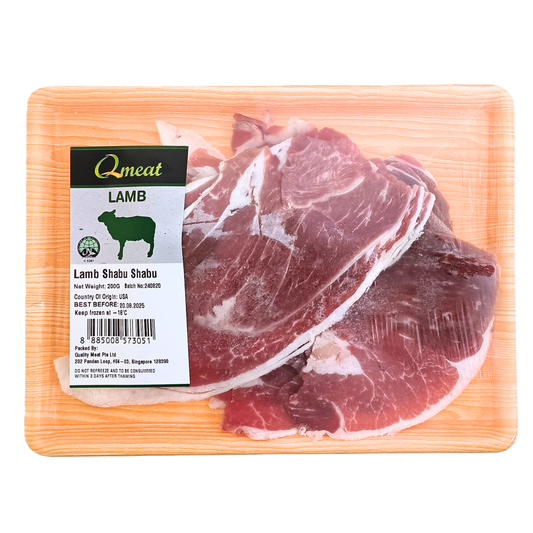 Qmeat Frozen Lamb Shabu Shabu (200g)