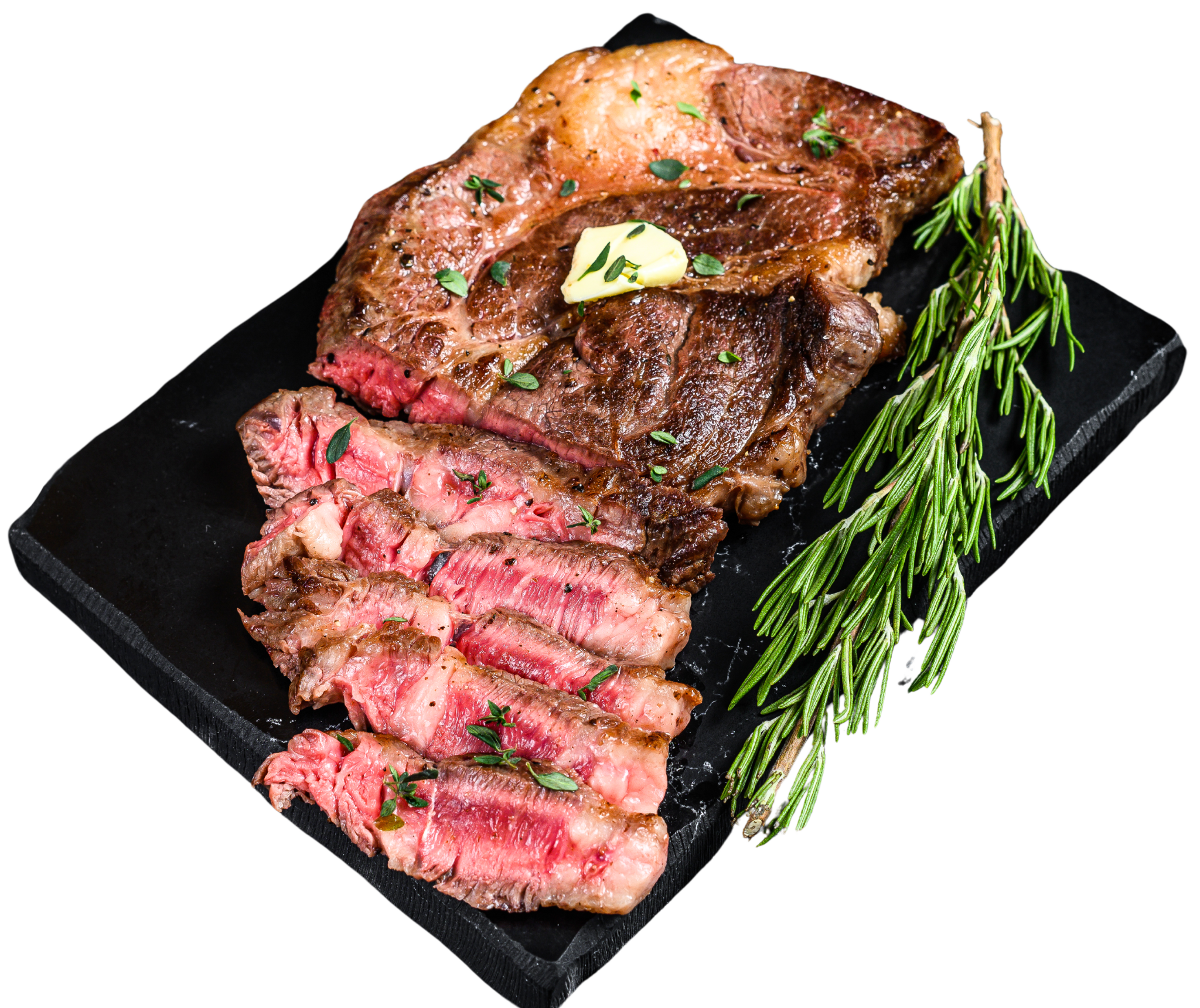 Qmeat Frozen Beef Ribeye Steak Western BBQ (440g)