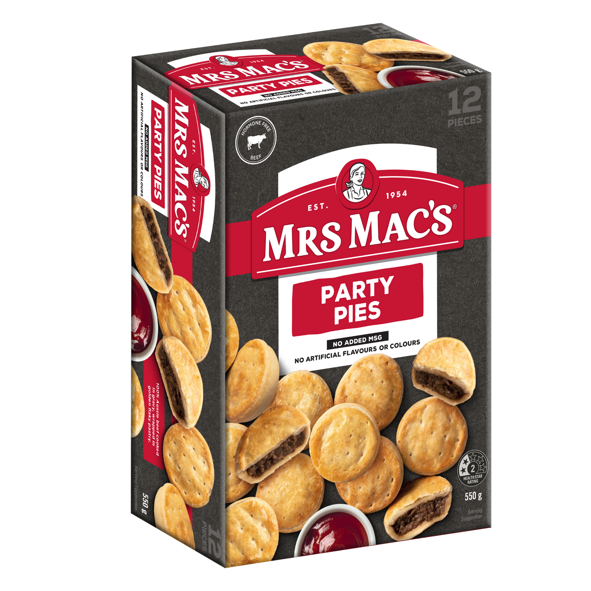 Mrs Mac's Party Pies - 12 Pieces (550g)