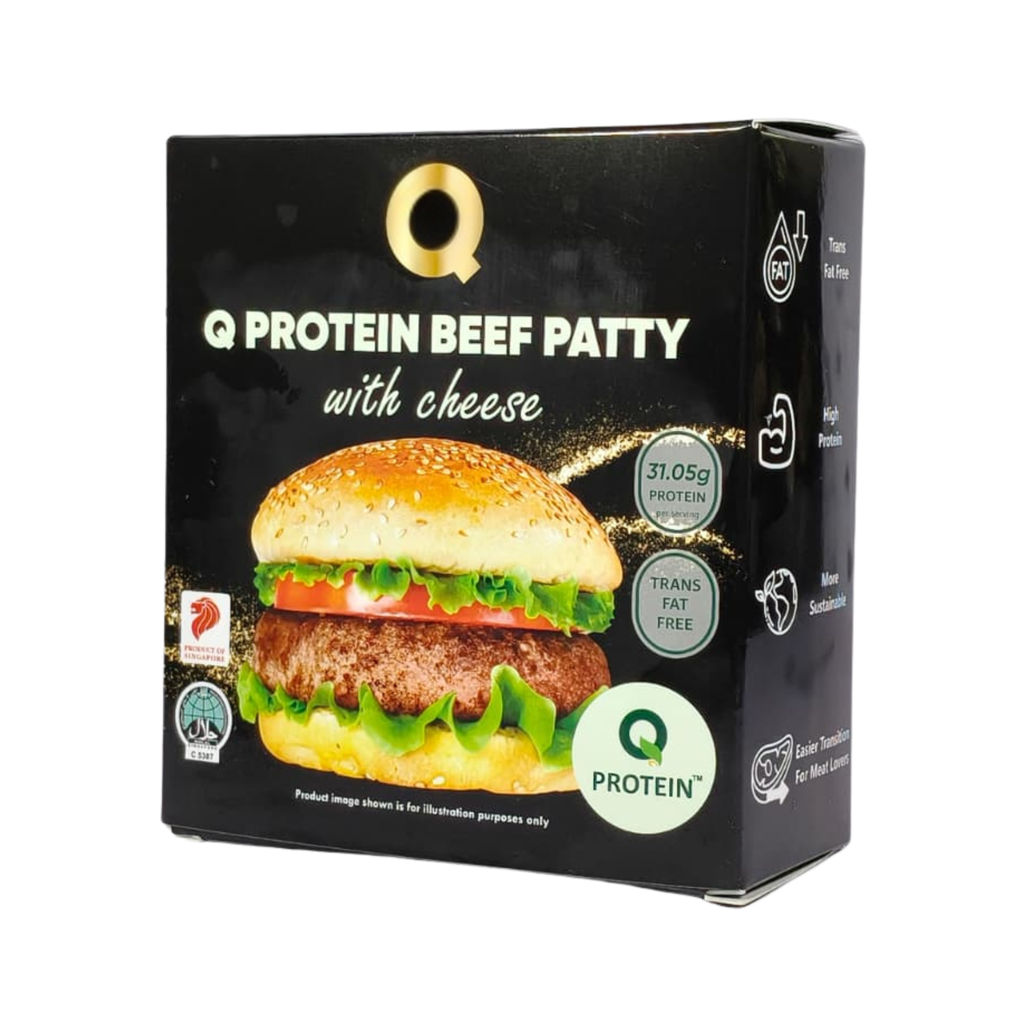 Q Protein Beef Patty With Cheese