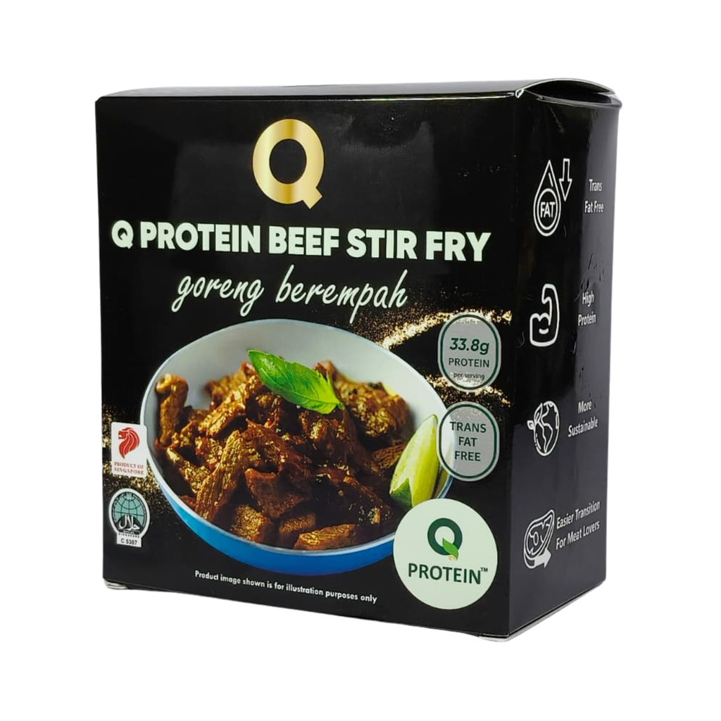 Q Protein Beef Stir Fry Goreng Berempah