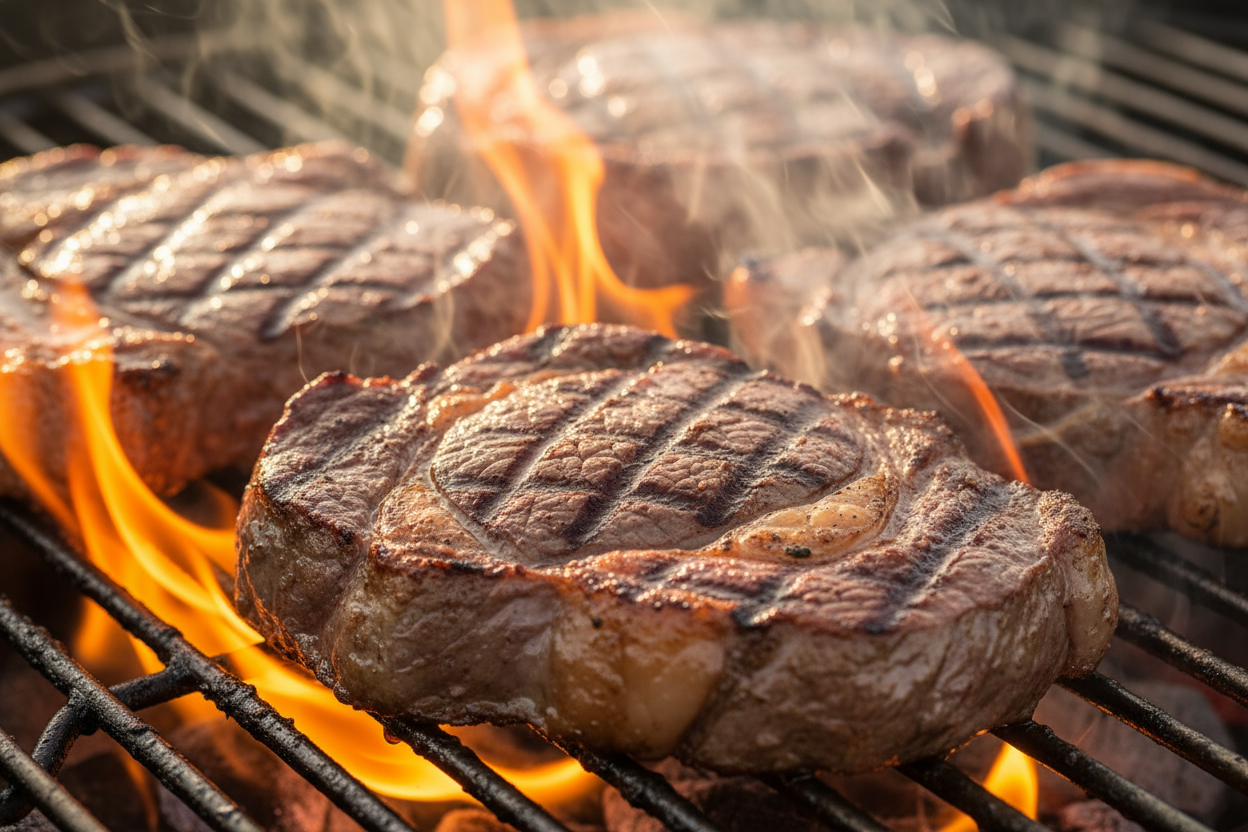 Beef grilling
